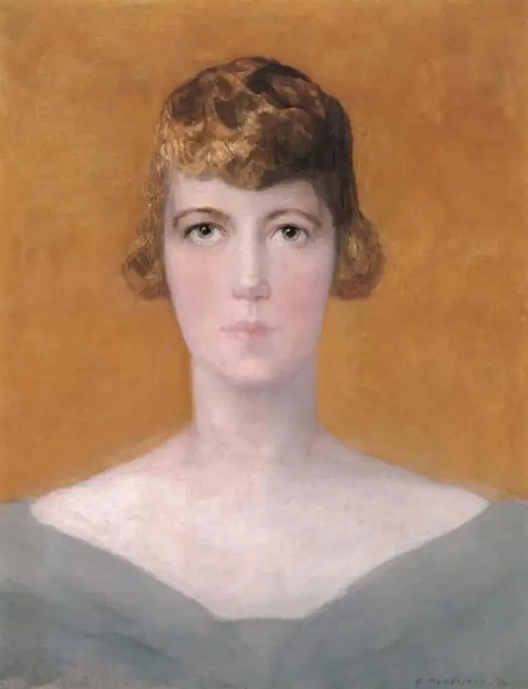 Portræt af Martha Frieda de Fries (1893-...) - Piet Mondrian