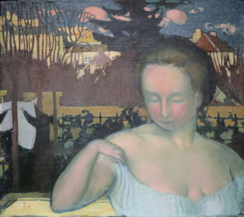 Portræt af Marthe Denis, kunstnerens kone - Maurice Denis