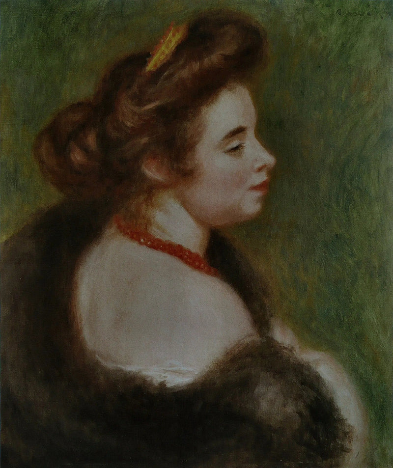 Portræt af Marthe Denis - Pierre-Auguste Renoir
