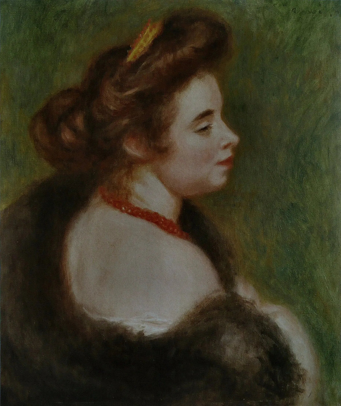 Portræt af Marthe Denis - Pierre-Auguste Renoir