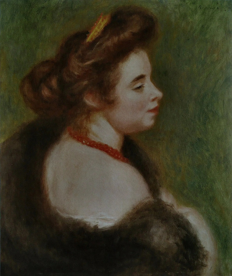 Portræt af Marthe Denis - Pierre-Auguste Renoir