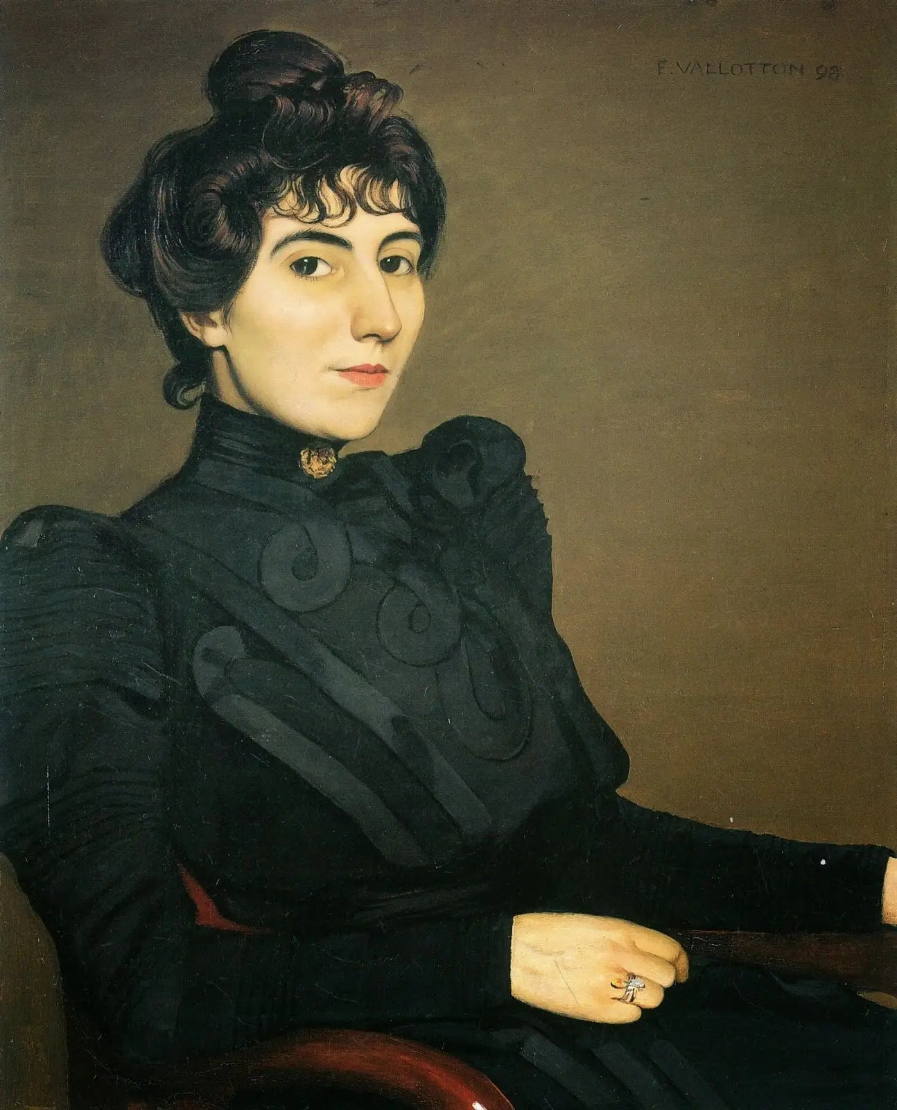 Portrait de Marthe Mellot - Félix Vallotton - Alpha Reproduction