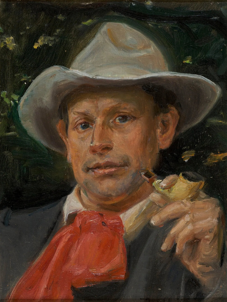Portræt af Martin Andersen Nexe - Michael Peter Ancher