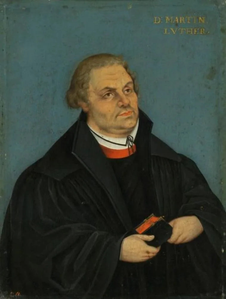 Portræt af Martin Luther (1565 - 1566) - Lucas Cranach den Ældre