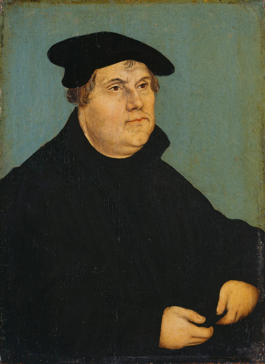 Portræt af Martin Luther - Lucas Cranach den Ældre