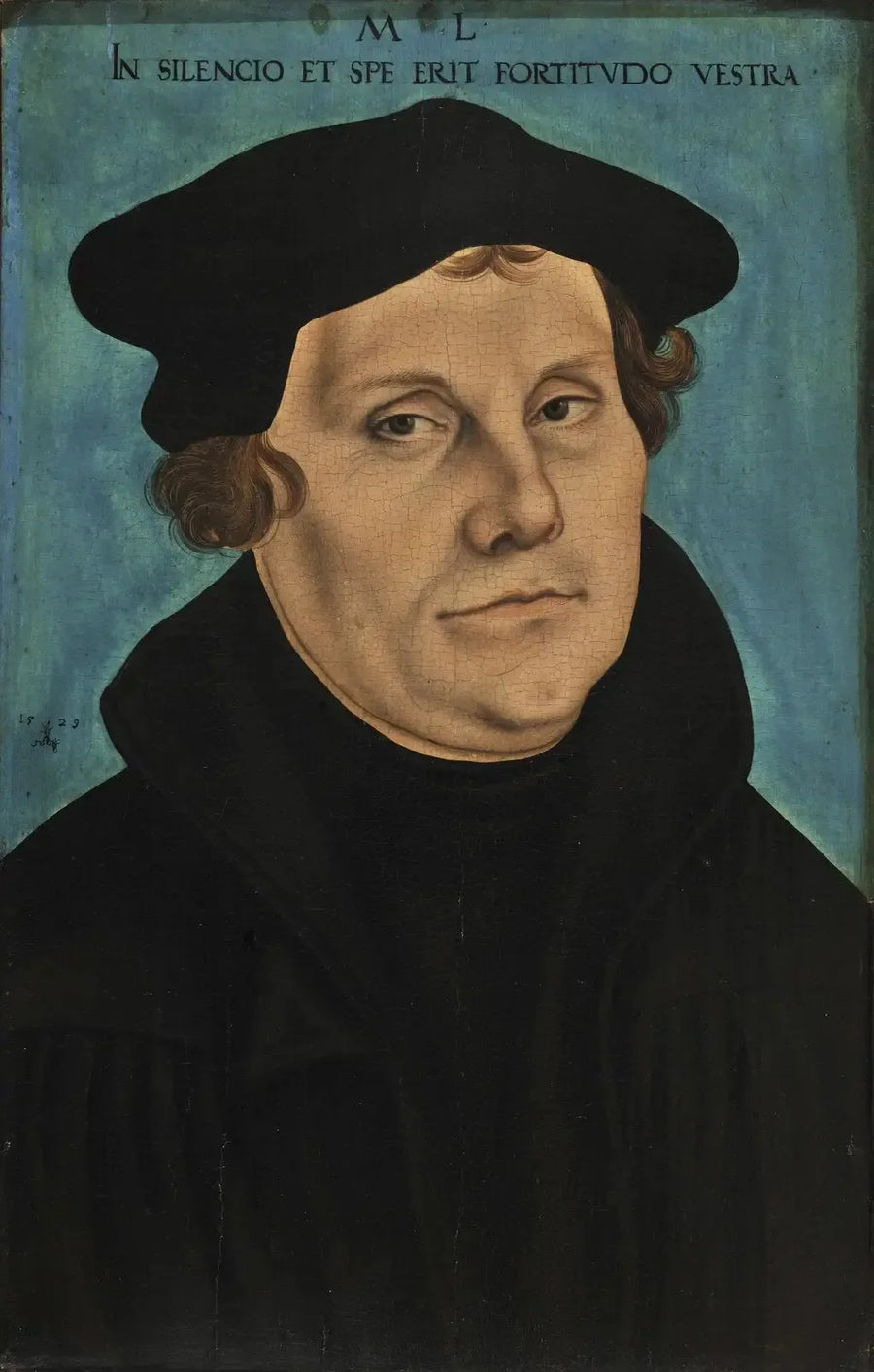 Portræt af Martin Luther - Lucas Cranach den Ældre
