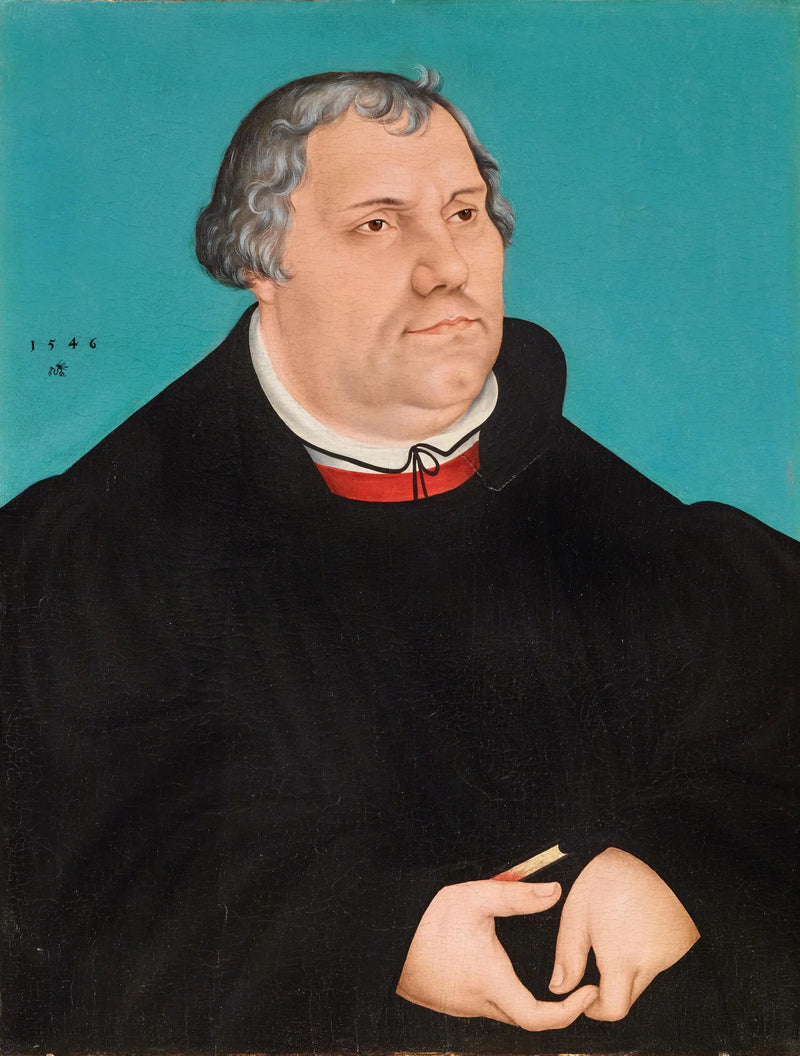 Portræt af Martin Luther - Lucas Cranach den Ældre