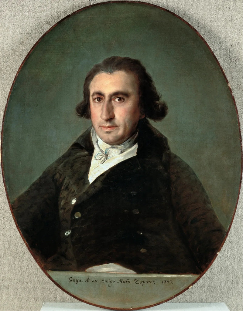 Portræt af Martín Zapater - Francisco de Goya
