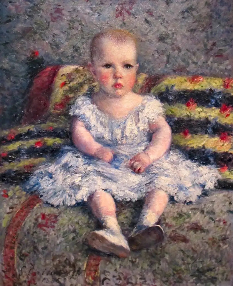 Portræt af Maurice Hugot, barn - Gustave Caillebotte
