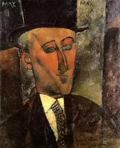 Portræt af Max Jacob - Amedeo Modigliani