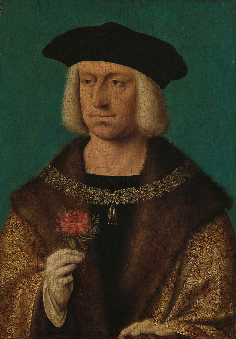 Portræt af Maximilian I (1459-1519) - Joos van Cleve