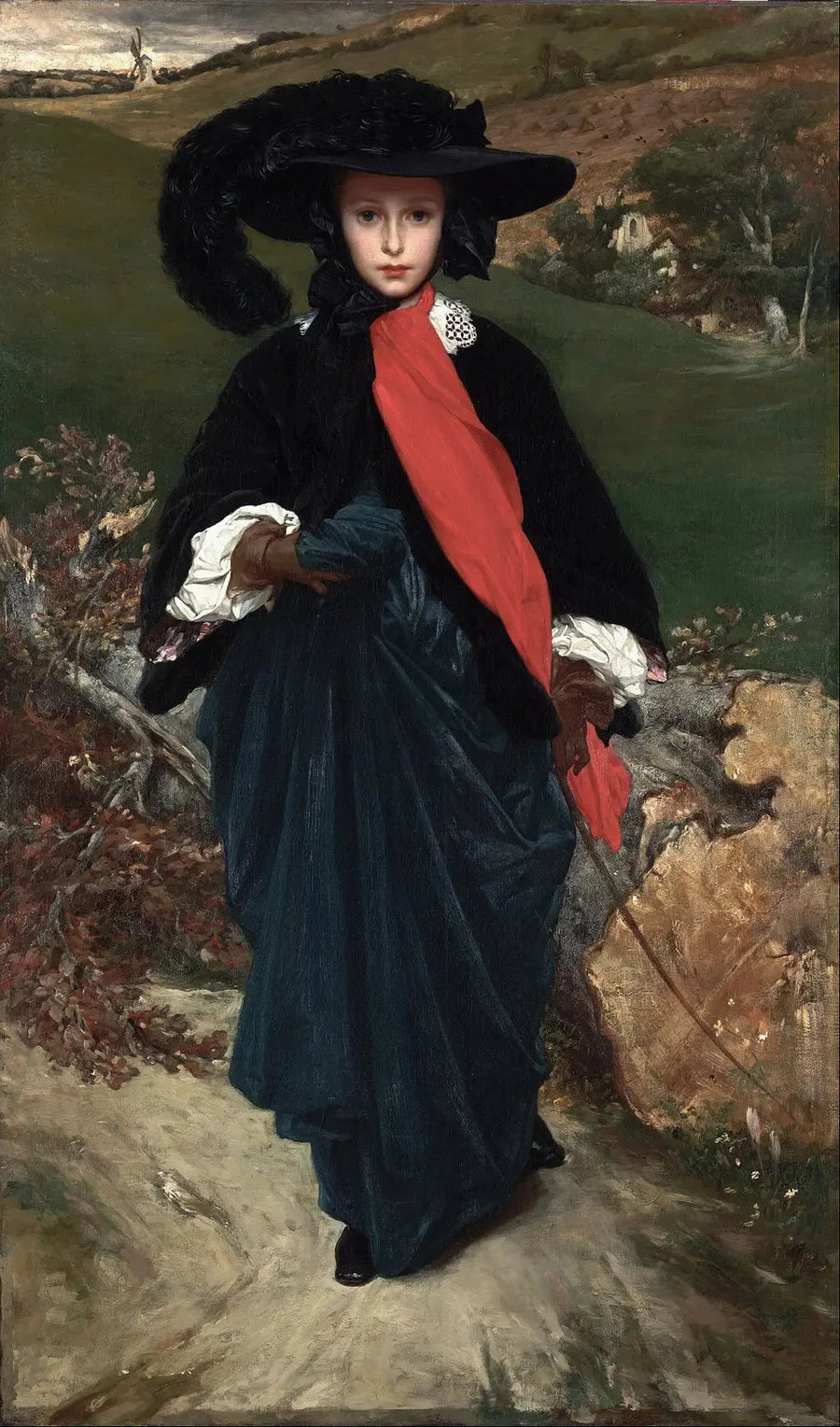 Portræt af May Sartoris - Frederic Leighton
