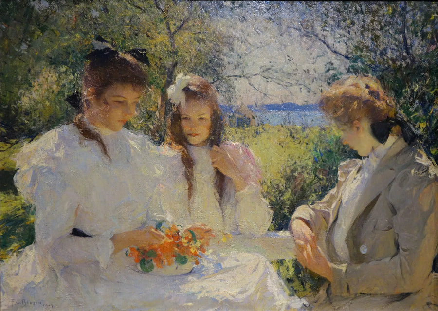 Portræt af mine døtre - Frank Weston Benson