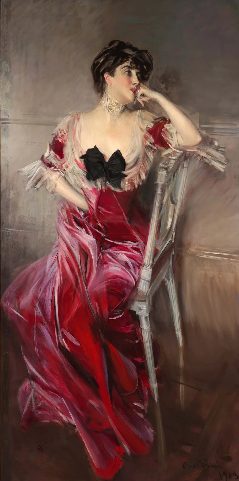 Portræt af Miss Bell - Giovanni Boldini