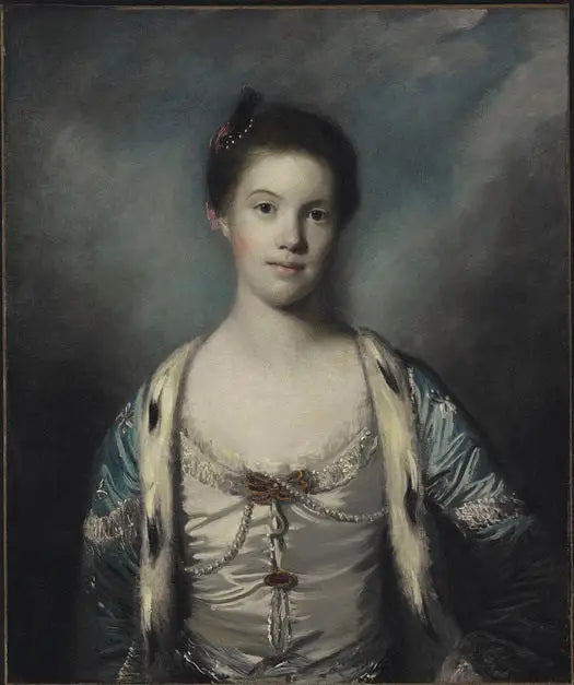 Portræt af Miss Bridget Morris, fremtidig hustru til Robert Morris de Tredegar - Joshua Reynolds