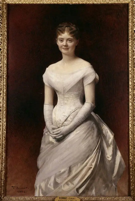 Portræt af Mlle Denouille - Léon Bonnat