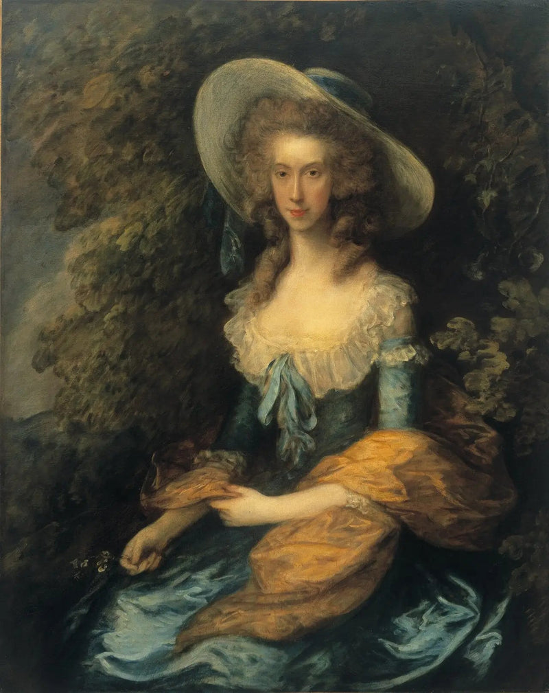 Portræt af Frøken Evans - Thomas Gainsborough