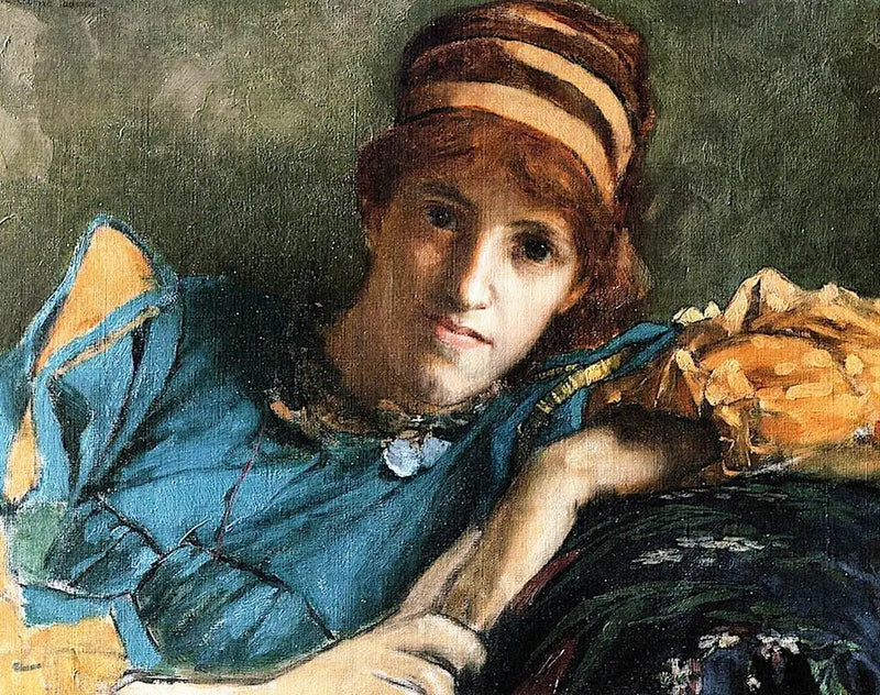 Portrait de Mlle Laura Theresa Epps (Lady Alma Tadema) - Lawrence Alma-Tadema