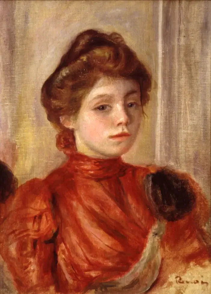 Portræt af frøken Lerolle - Pierre-Auguste Renoir