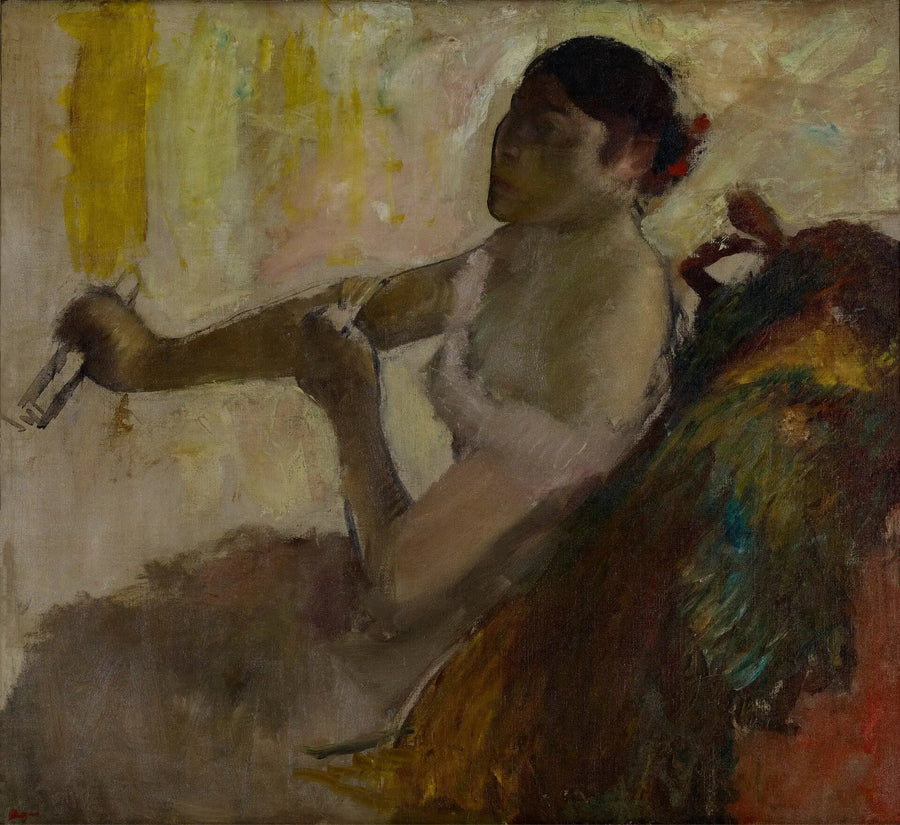 Portræt af frøken Rose Caron - Edgar Degas