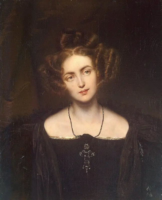 Portræt af Frøken Sontag, i rollen som Donna Anna - Paul Delaroche
