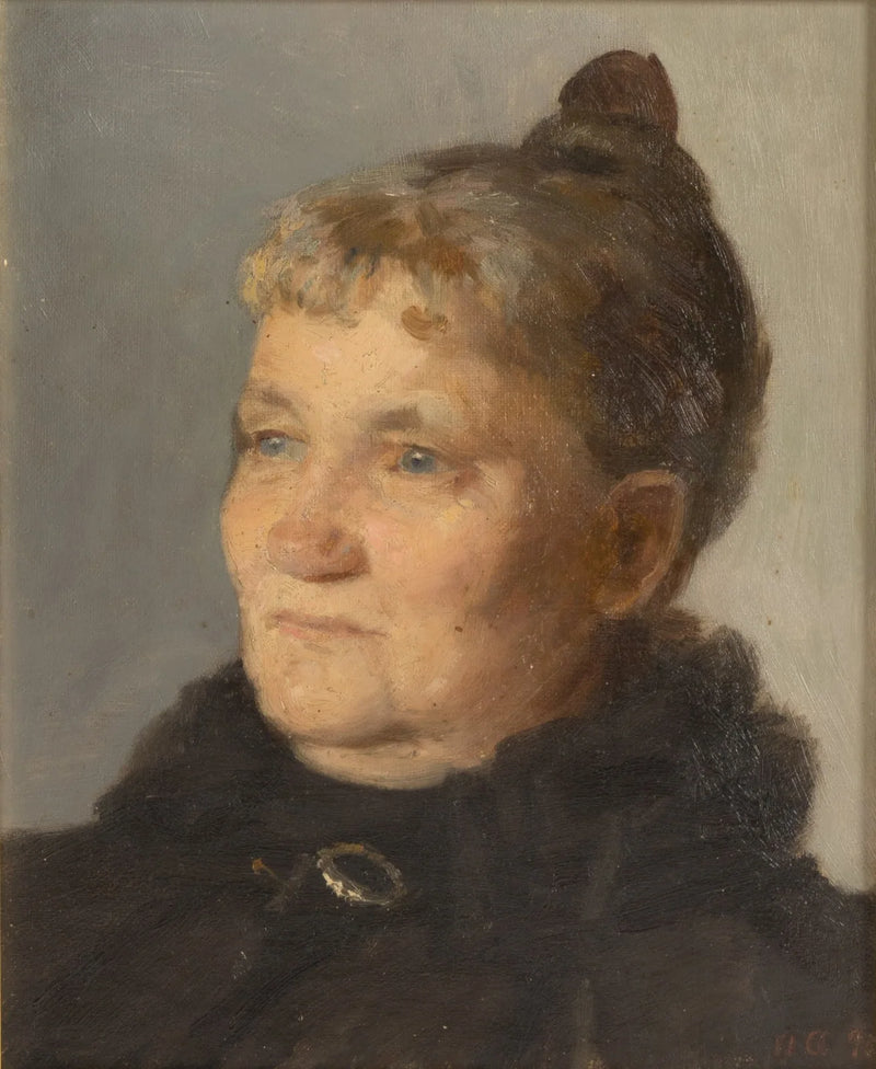 Portræt af fru Adel Gunde. - Anna Ancher