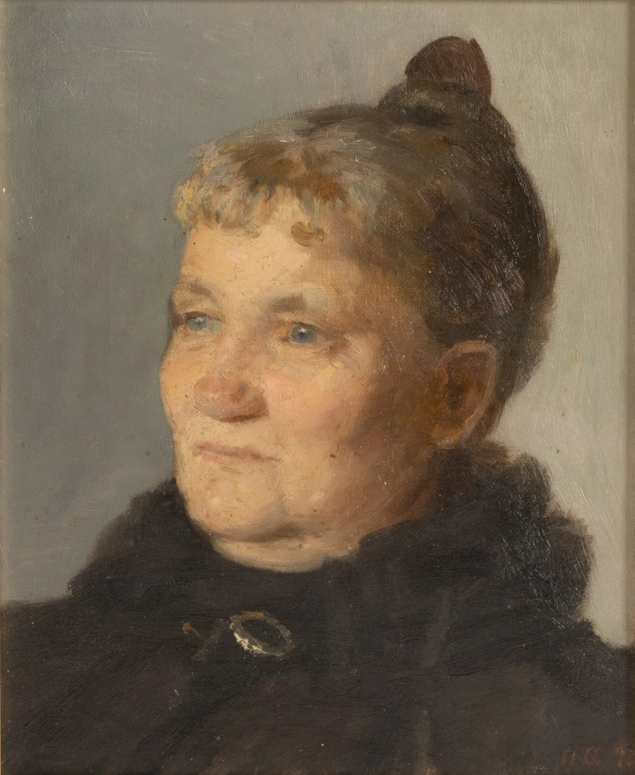 Portræt af fru Adel Gunde. - Anna Ancher