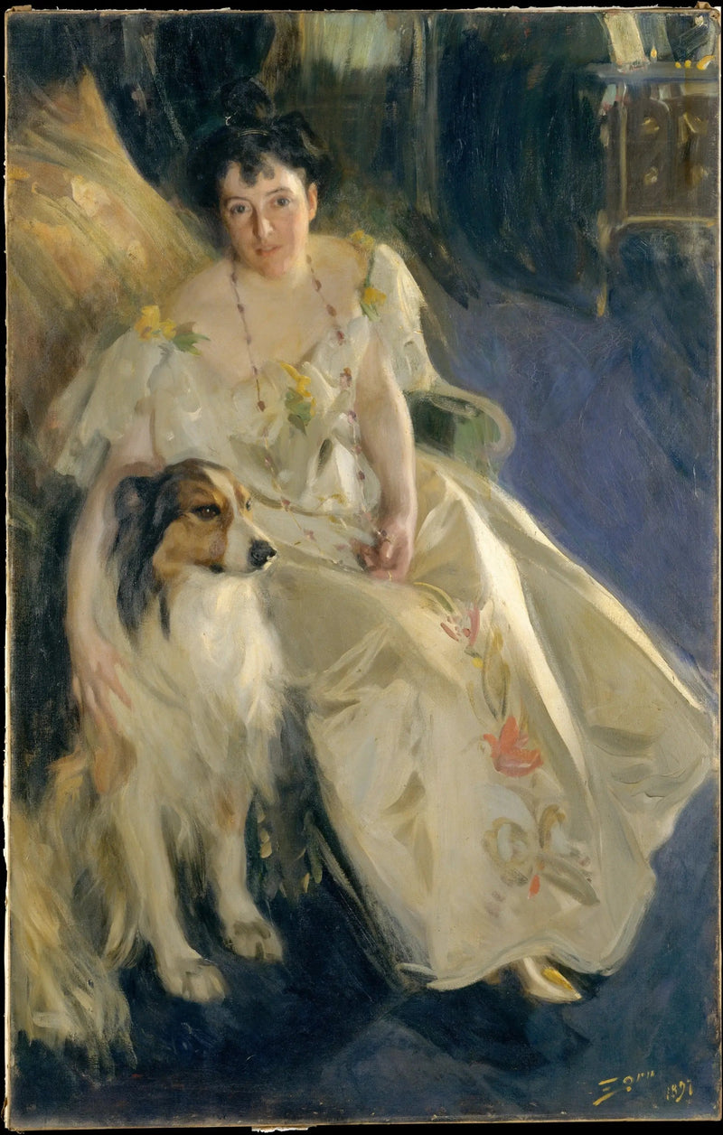 Mme Bacon-portræt - Anders Zorn
