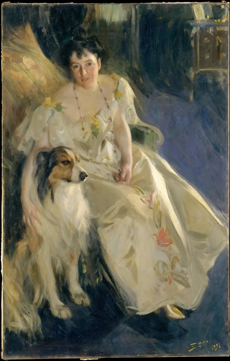 Mme Bacon-portræt - Anders Zorn