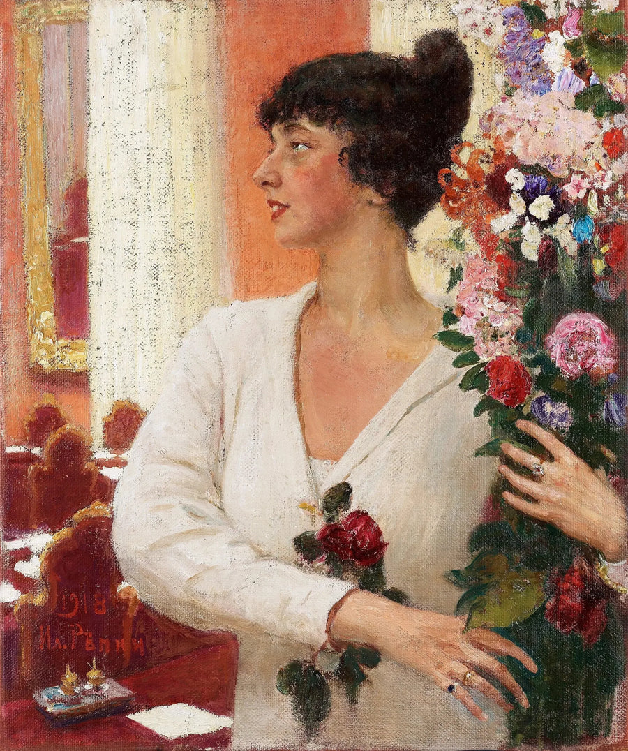 Portræt af Mme Béatrice Levi - Ilya Repin