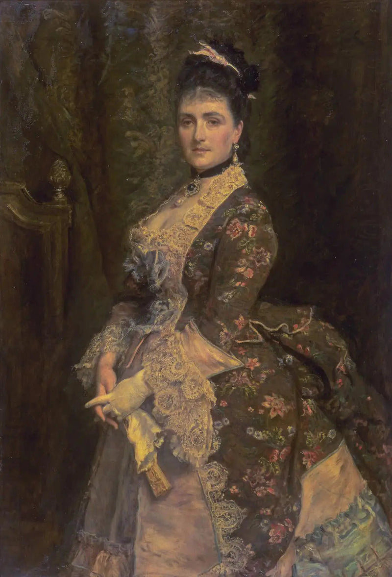 Portræt af fru Bischoffsheim - John Everett Millais