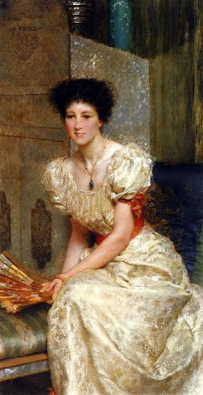 Portræt af fru Charles W. Wyllie - Lawrence Alma-Tadema