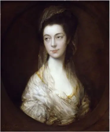 Portræt af fru Christopher Horton (1743-1808), kommende hertuginde af Cumberland - Thomas Gainsborough