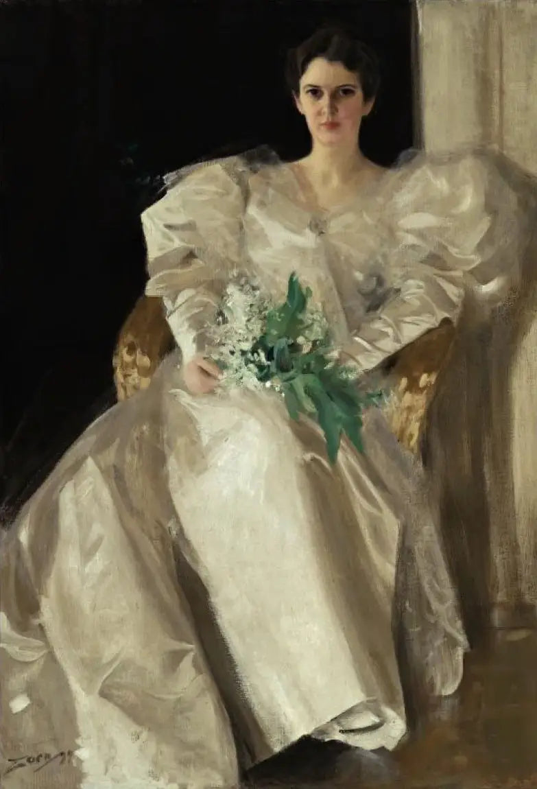 Portræt af fru Eben Richards - Anders Zorn