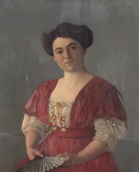 Portræt af fru Haasen - Félix Vallotton