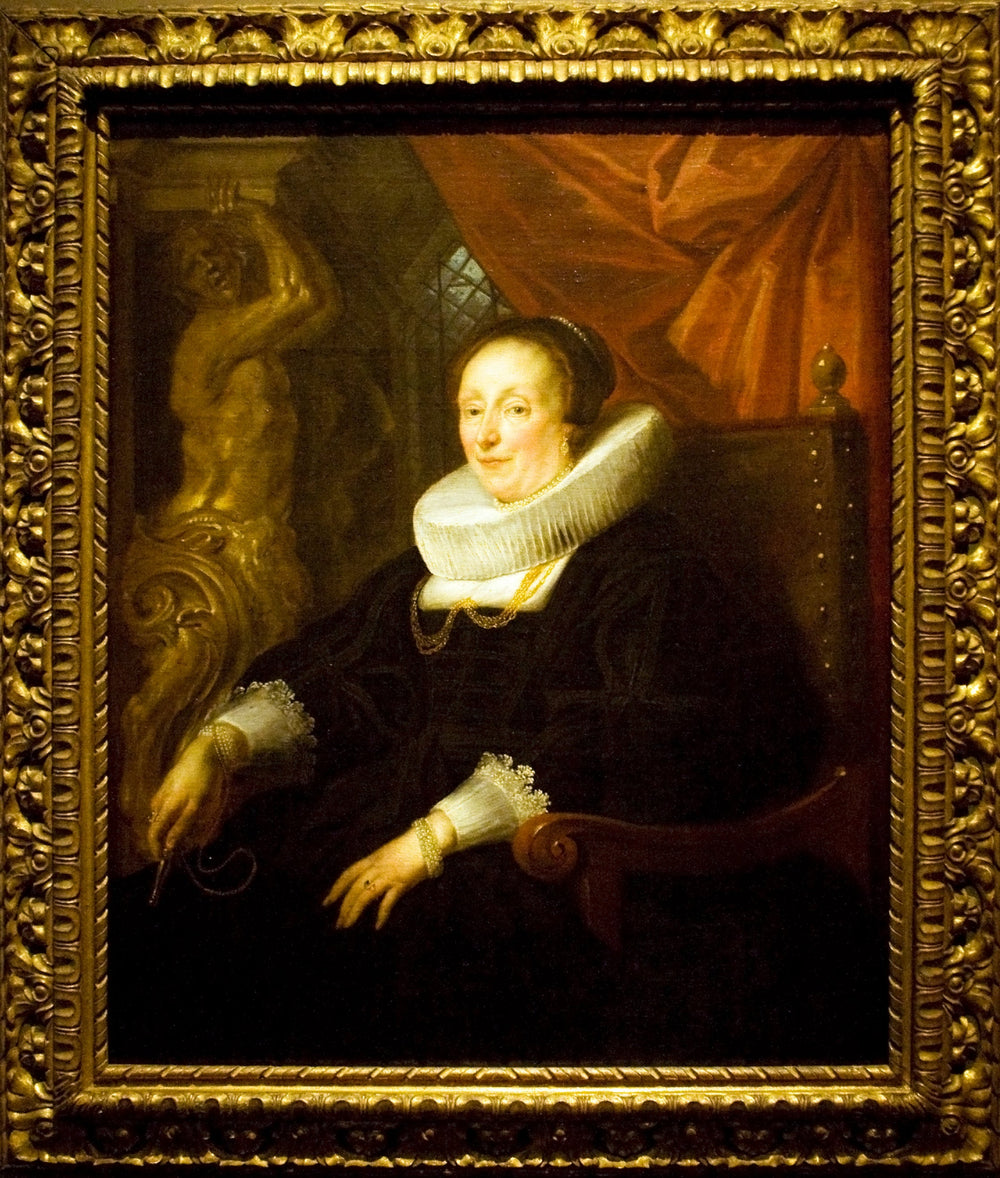 Portrait de Mme Johan Wierts - Jacob Jordaens image 1 tableau peint à l’huile sur toile