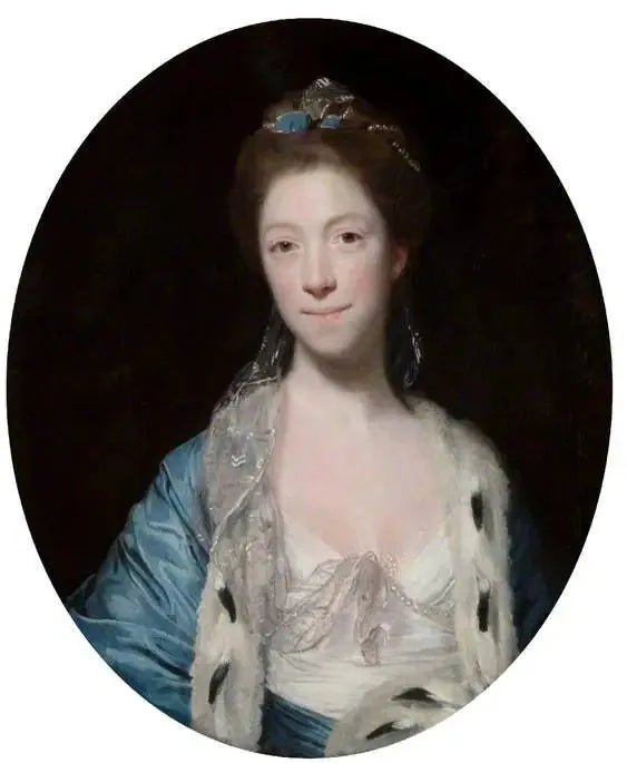 Portræt af fru Luther - Joshua Reynolds