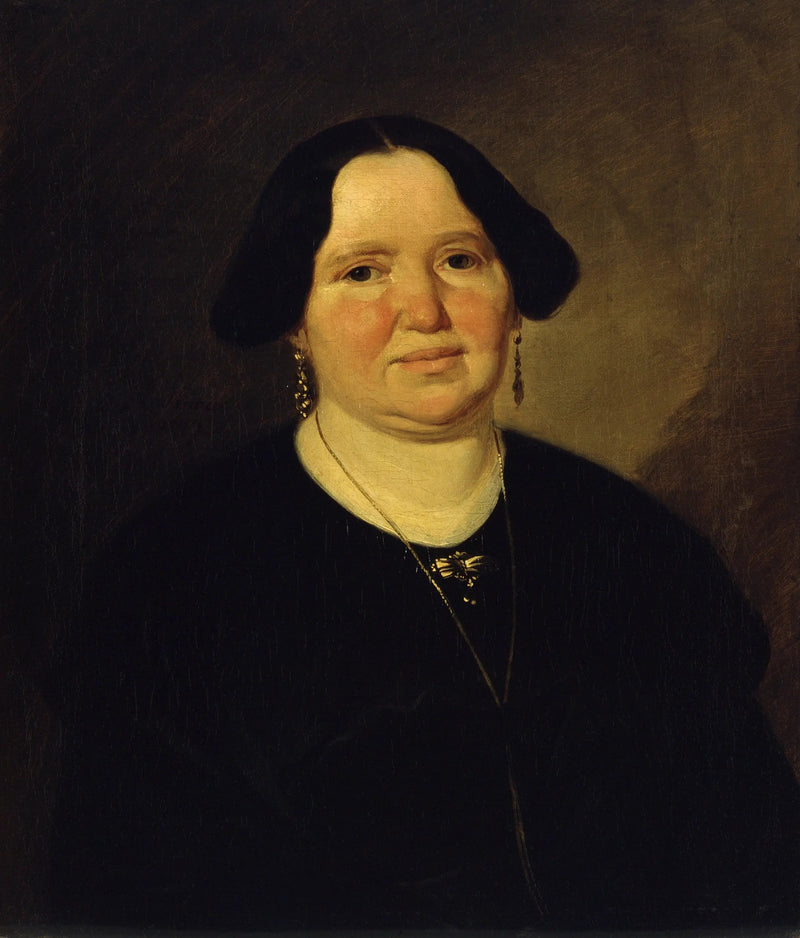 Portræt af fru Müller - Ludwig Knaus