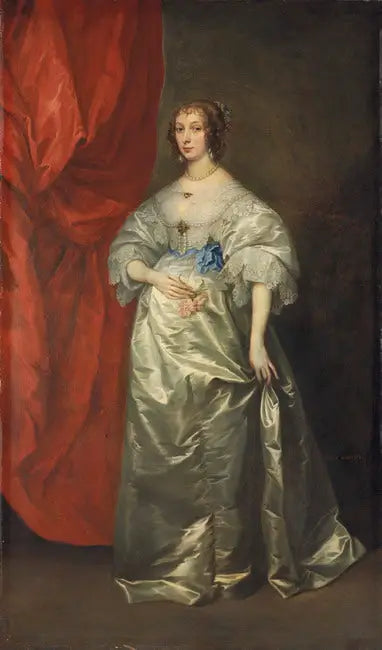 Mme Oliver St. John portræt, senere Lady Poulett - Antoine van Dyck