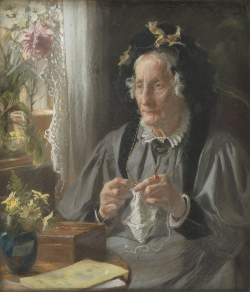 Mme S. A. Casse, født Engelbreth - Peder Severin Krøyer