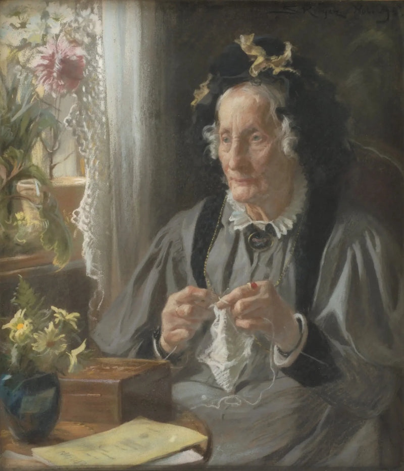 Mme S. A. Casse, født Engelbreth - Peder Severin Krøyer
