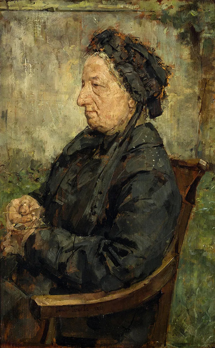 Portræt af Mme Schaap-Hymans - Isaac Israels