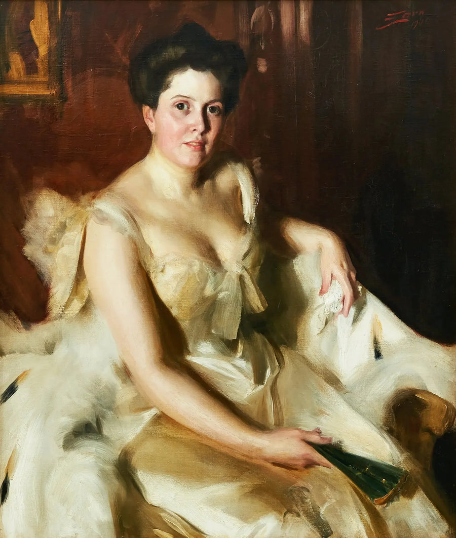 Mme de Ver Warner-portræt - Anders Zorn