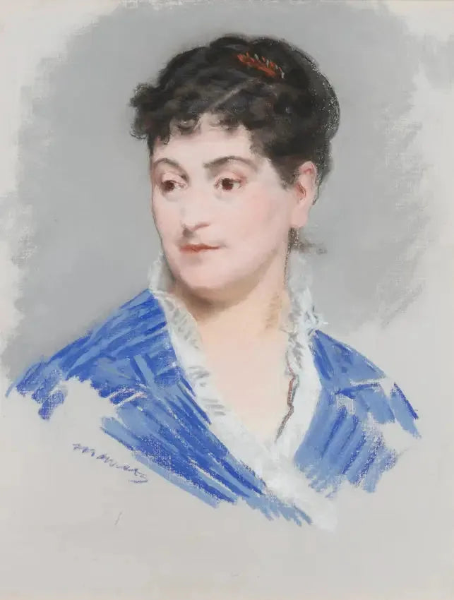 Portræt af fru Zola - Édouard Manet
