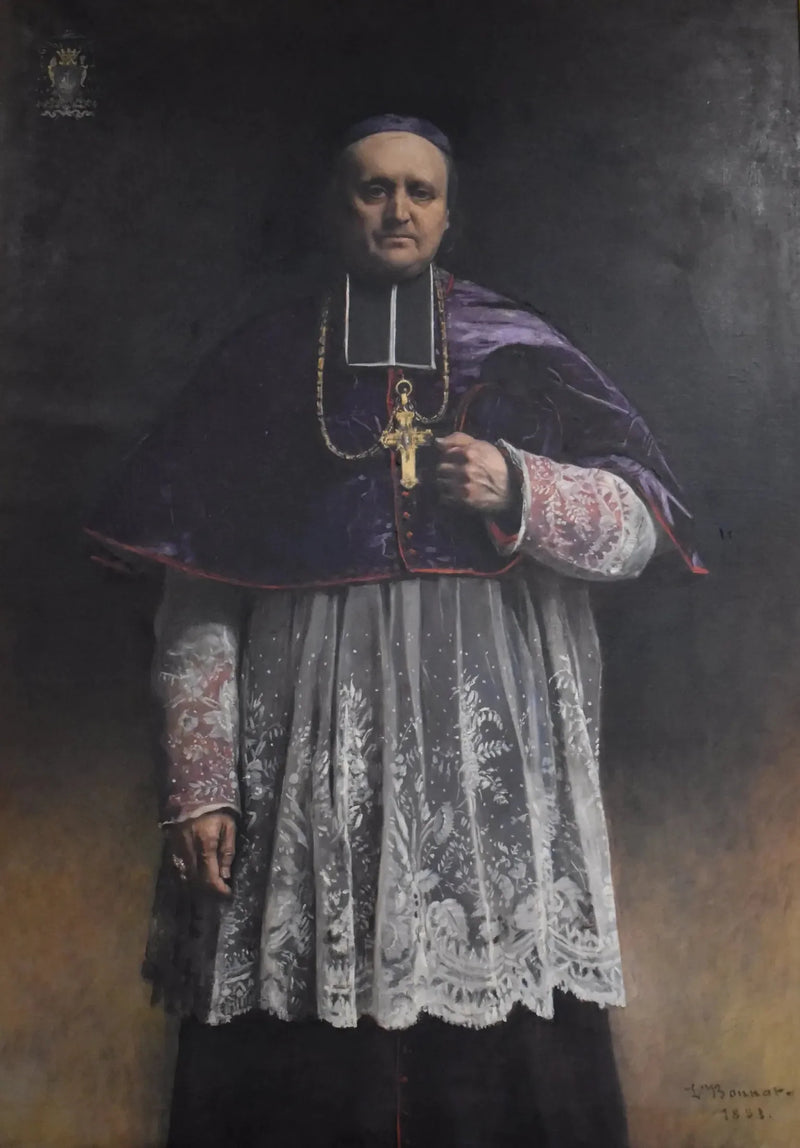 Portræt af Monseigneur Félix-Arsène Billard - Léon Bonnat