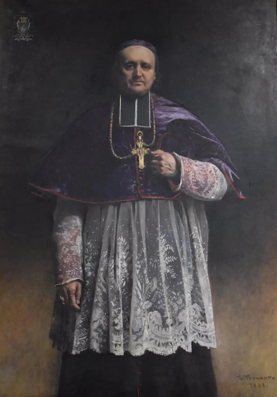 Portræt af Monseigneur Félix-Arsène Billard - Léon Bonnat