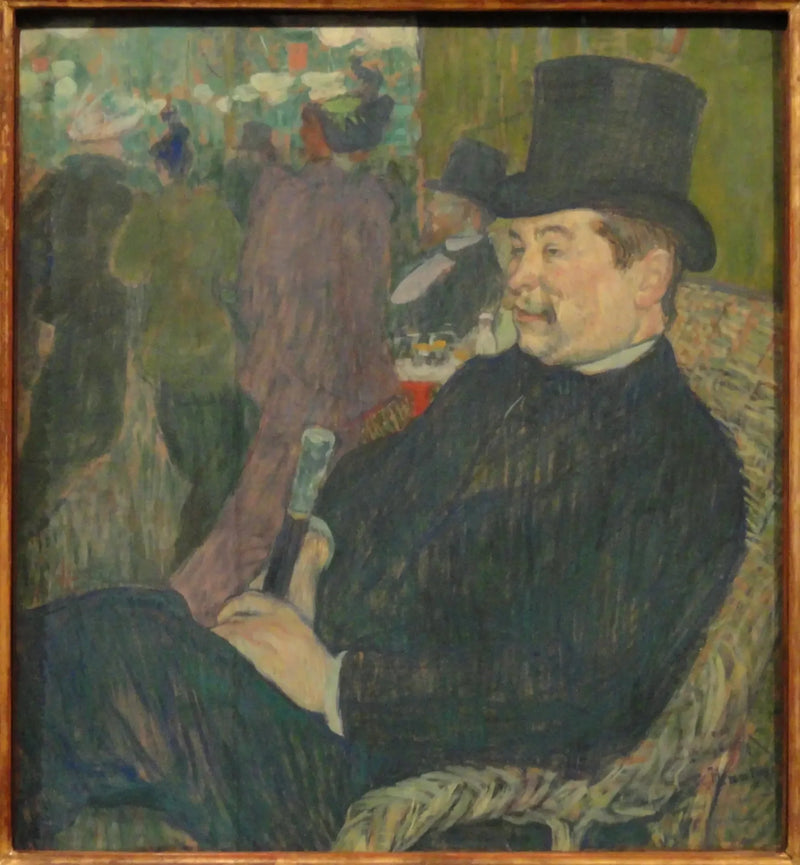 Portræt af Monsieur Delaporte i Paris' Have - Henri de Toulouse-Lautrec