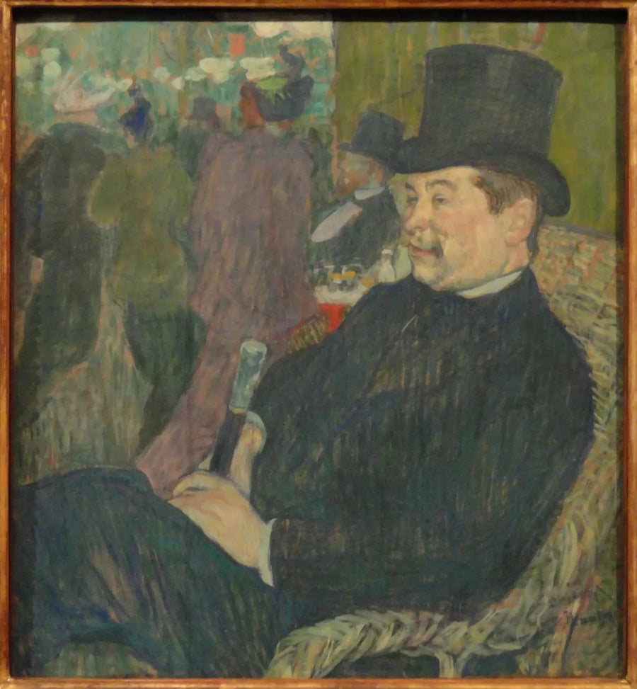 Portræt af Monsieur Delaporte i Paris' Have - Henri de Toulouse-Lautrec