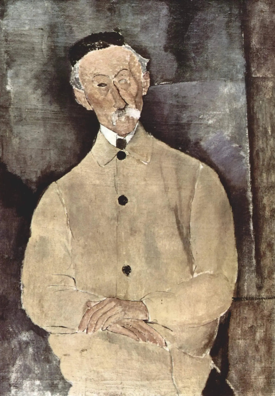 Portræt af Hr. Lepoutre - Amedeo Modigliani