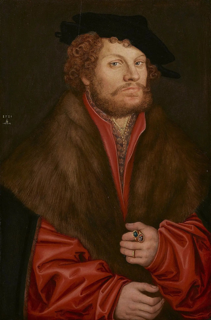 Portræt af Moritz Buchner - Lucas Cranach den Ældre